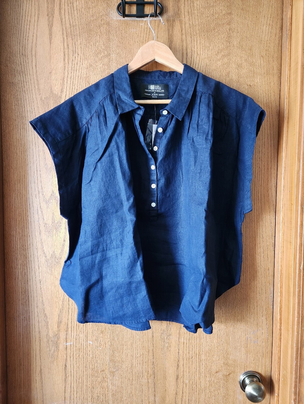 Jcrew Irish Linen Popover